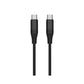 كابل شحن هافيت CB6010 USB C إلى C 60 واط، 1.2 متر، أسود