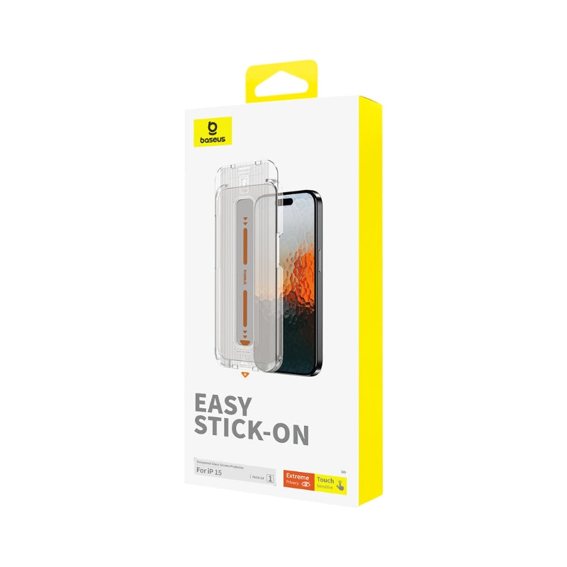 Baseus Sapphire Privacy Screen Protector  iPhone  Clear (Dust Filter, 1-Pack)