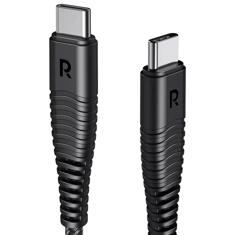 RAVPower Nylon Braided Type-C to Type-C Cable RP-CB047 (1m/3.3ft) – Black