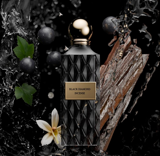 عطر بخور بلاك دايموند 150 مل – عطر فاخر برائحة شرقية ثابتة وطويلة الأمد