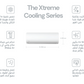 Midia 2 tons Midea Xtreme Cooling Wall Ac (Heat & Cool)