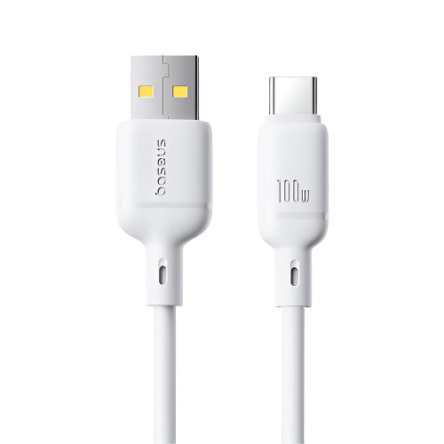 كابل باسيوس Silky USB-C أبيض