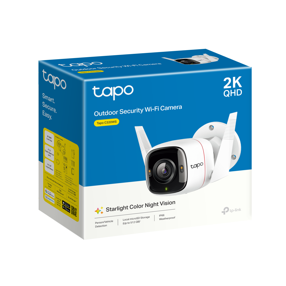 Outdoor Security Wi-Fi Camera Tapo C320WS - كاميرا Wi-Fi للأمن الخارجي