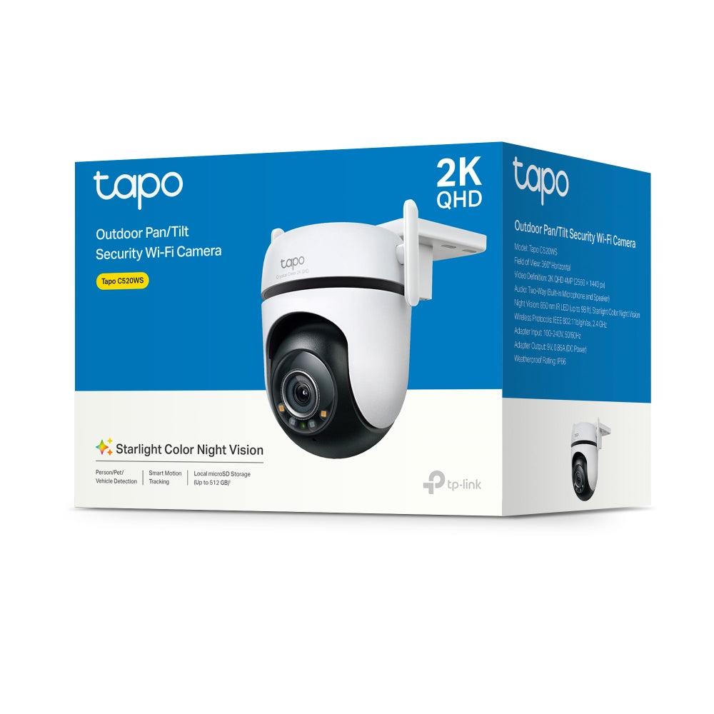 Outdoor Pan-Tilt Security Wi-Fi Camera Tapo C520WS - كاميرا Wi-Fi للأمن الخارجي مع دوران وإمالة