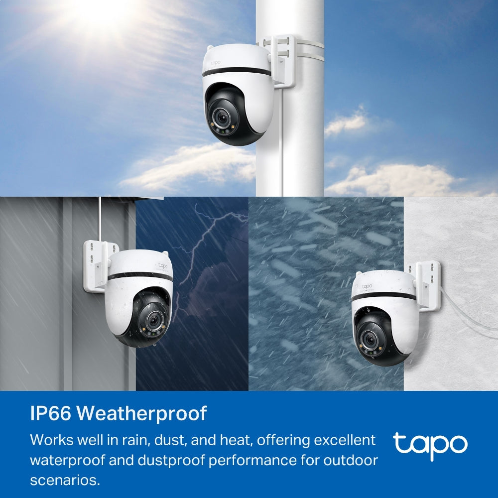 Outdoor Pan-Tilt Security Wi-Fi Camera Tapo C520WS - كاميرا Wi-Fi للأمن الخارجي مع دوران وإمالة