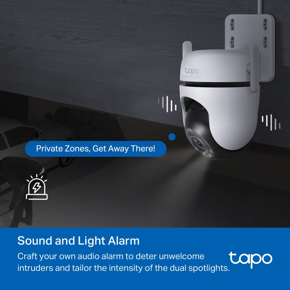 Outdoor Pan-Tilt Security Wi-Fi Camera Tapo C520WS - كاميرا Wi-Fi للأمن الخارجي مع دوران وإمالة