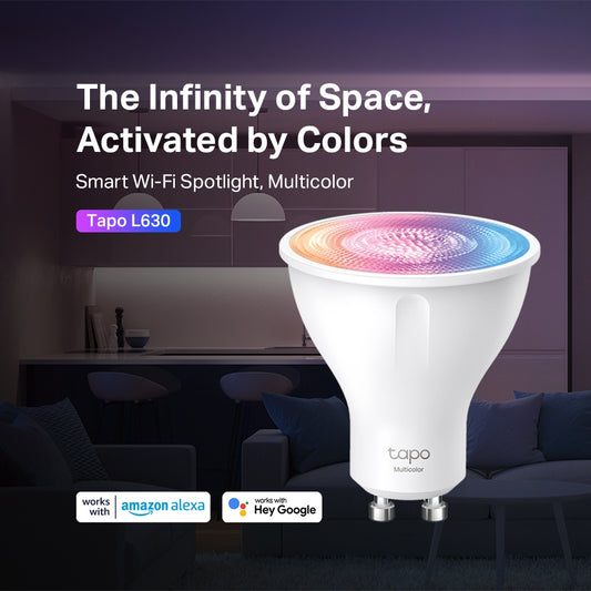 Tapo Smart Wi-Fi Spotlight, Multicolor Tapo L630- كشاف ذكي Wi-Fi متعدد الألوان - Tapo L630