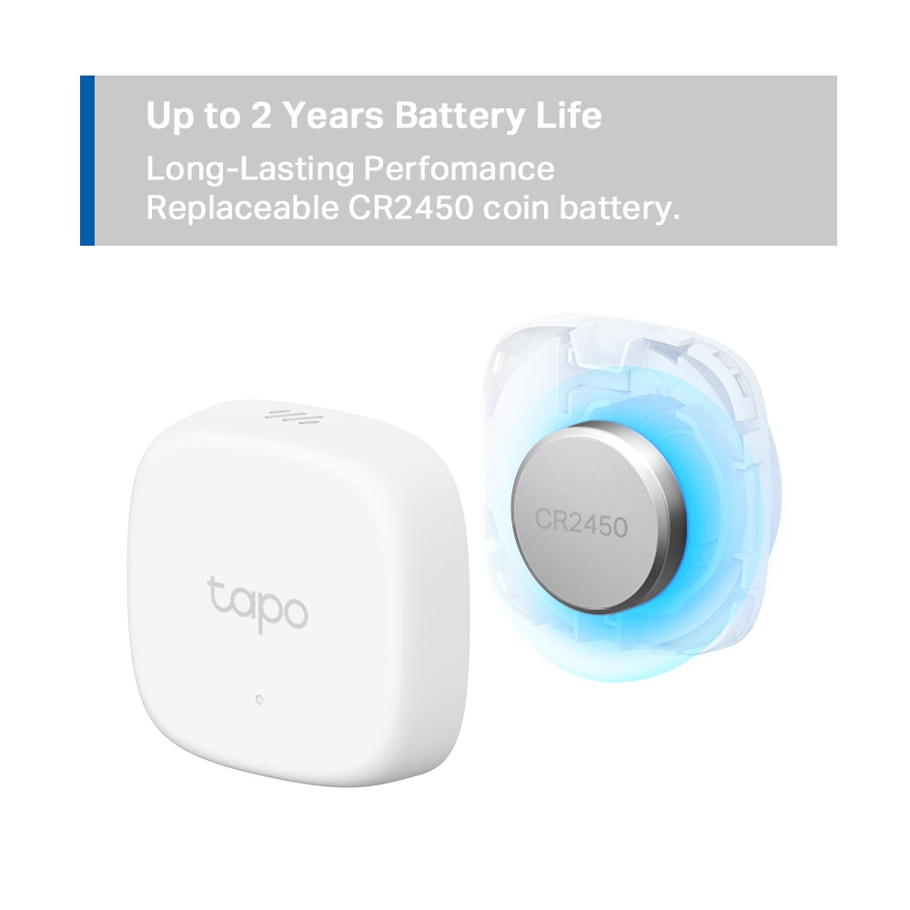 Tapo Smart Temperature and Humidity Sensor Tapo T310 - حساس درجة الحرارة والرطوبة الذكي Tapo T310