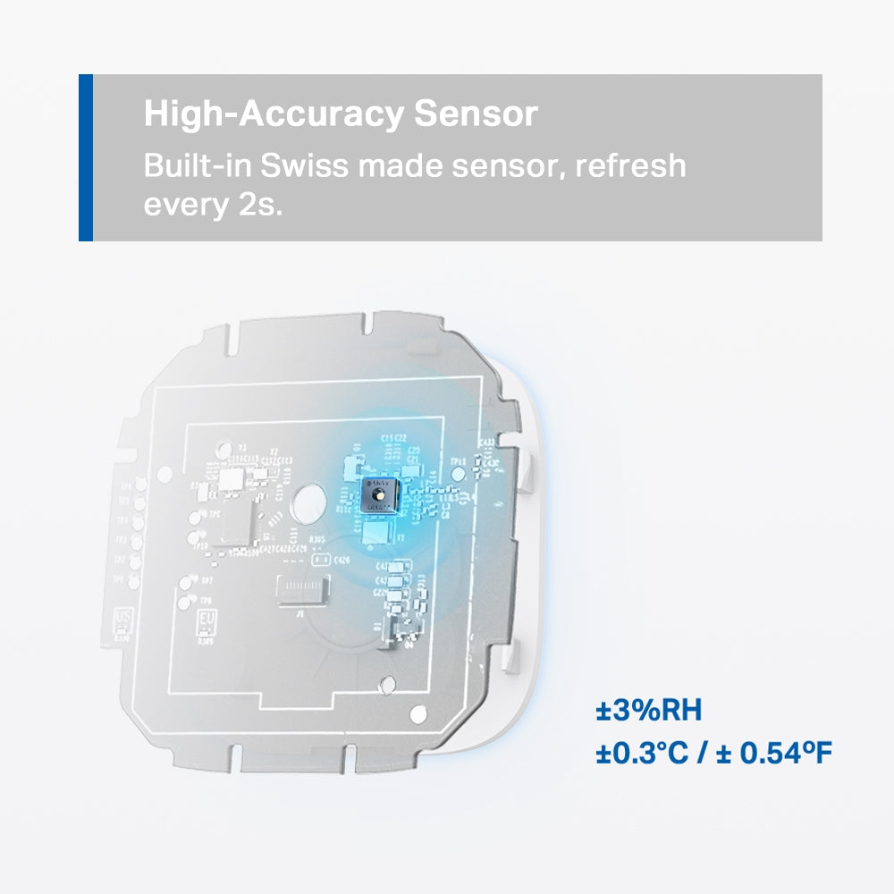 Tapo Smart Temperature and Humidity Monitor Tapo T315 - جهاز مراقبة درجة الحرارة والرطوبة الذكي Tapo T315