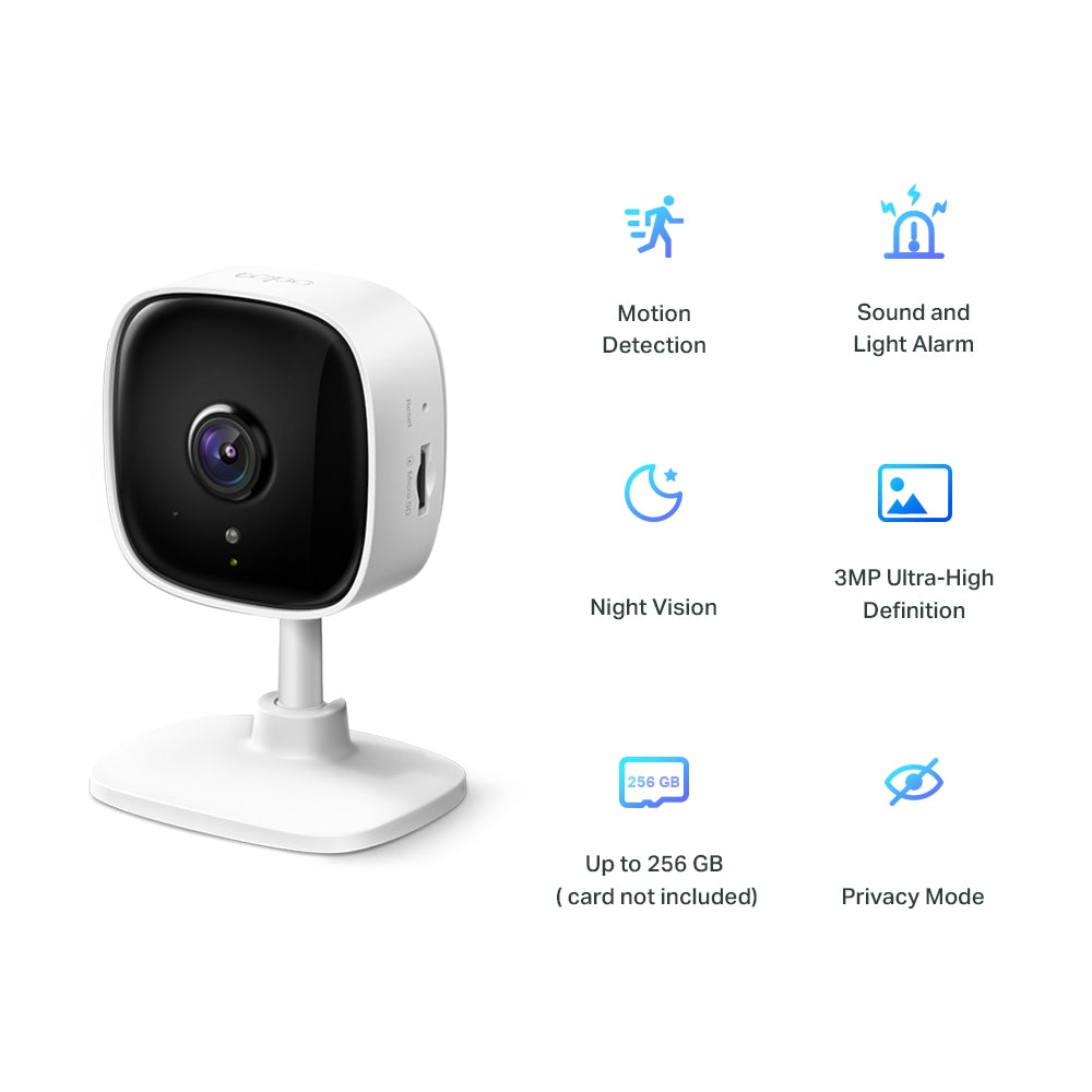 Home Security Wi-Fi Camera Tapo C110 - كاميرا Wi-Fi للأمن المنزلي Tapo C110