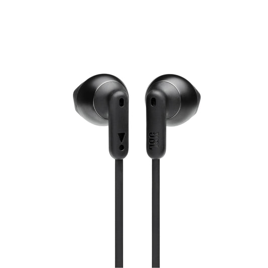 JBL Tune 215bt - Black - Design behind the neck and Bluetooth technology