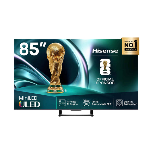 شاشة هايسنس 85 بوصة Mini-LED ذكية 120Hz - طراز 85U7Q | تقنية QLED والتعتيم المحلي Local Dimming