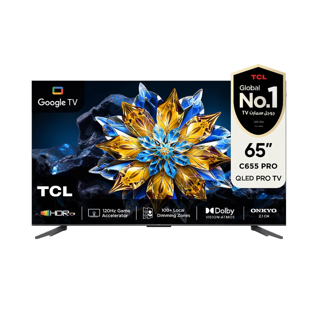 TCL C655 PRO 65" QLED TV 100+ Local dimming 120Hz DLG HDR 10+