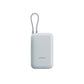 شاومي باور بانك 10000mAh (Integrated Cable) Ice Blue GL