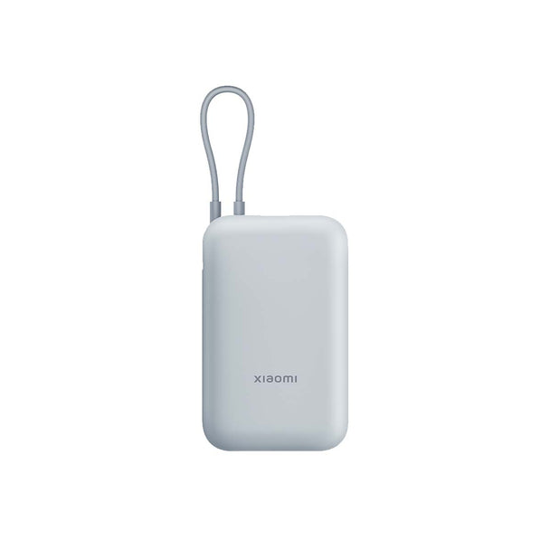 شاومي باور بانك 10000mAh (Integrated Cable) Ice Blue GL