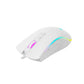فأرة هافيت MS1034 السلكية مع إضاءة RGB - أبيض