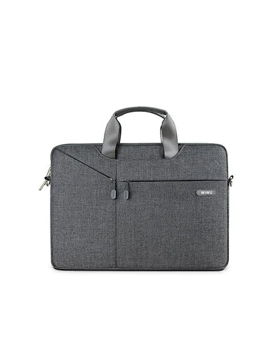 Wiwu bag is environmentally friendly polyester with a laptop lining for MacBook Air