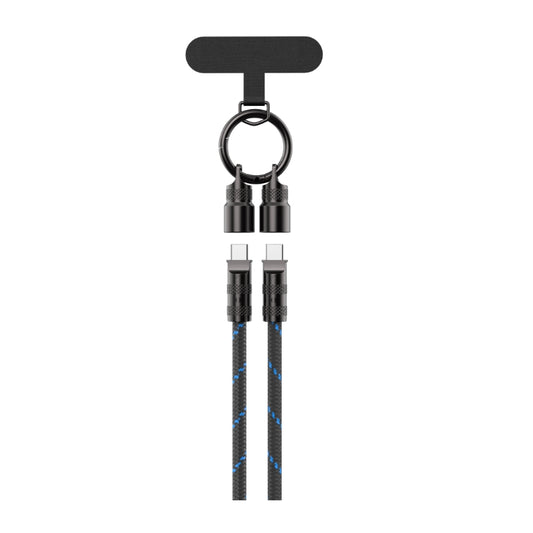 كابل Havit CB6340 من نوع C إلى C بطول 1.2 متر وبقدرة 60 واط، باللون الأسود