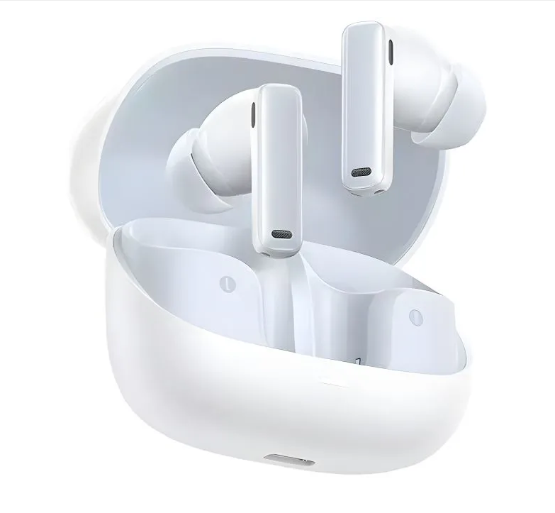سماعات باسيوس Bowie M2s Pro اللاسلكية - إلغاء ضوضاء نشط 48dB وصوت Hi-Res (أبيض)
