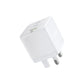 باسيوس شاحن بالم 2C+U ‏65 واط UK أبيض