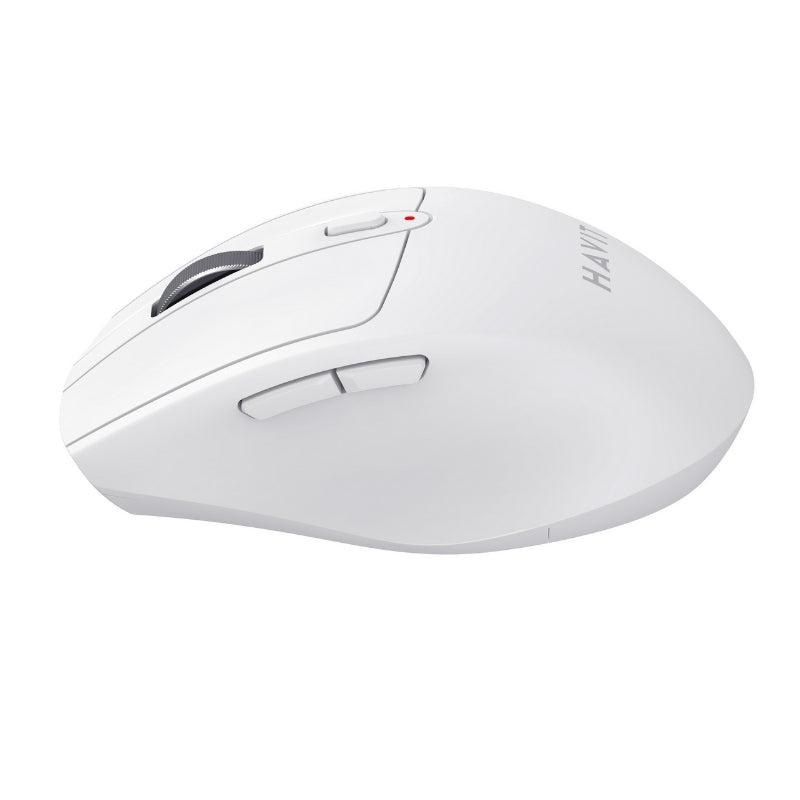 ماوس هافيت MS61WB اللاسلكي باللون الأبيض