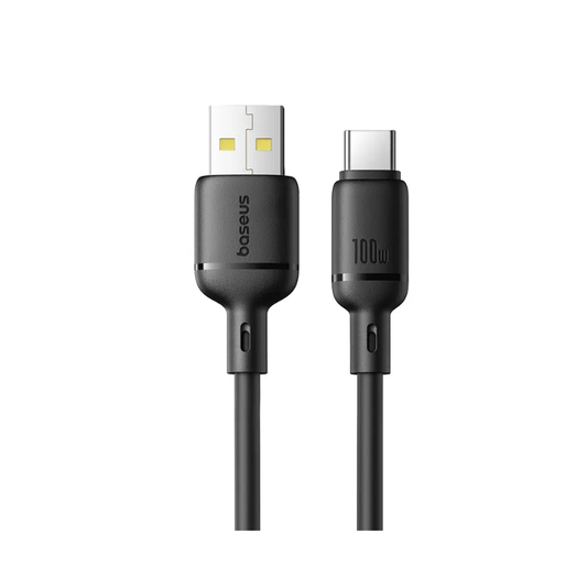 باسيوس كابل سيـلكي USB→C ‏100 واط