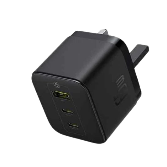 شاحن بيسيوس Palm السريع بقدرة 65 واط – منافذ 2Type‑C + USB