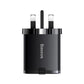 باسيوس – شاحن EnerFill FN11 سريع بقدرة 30 واط مع منفذين USB ومنفذ USB-C (قابس UK)