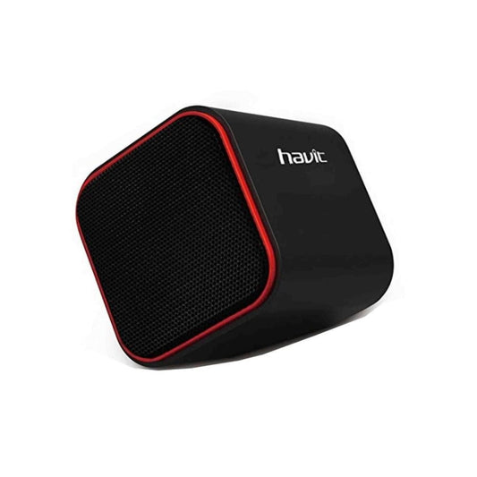 سماعات هافيت USB2.0 باللون الأسود + الأحمر