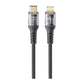 الكابل Havit CB6241 بطول 1 متر، Type-C إلى Lightning، يدعم الشحن السريع PD 20 واط، اللون أسود.