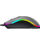 فأرة هافيت MS72 السلكية مع إضاءة RGB - أصفر ذهبي