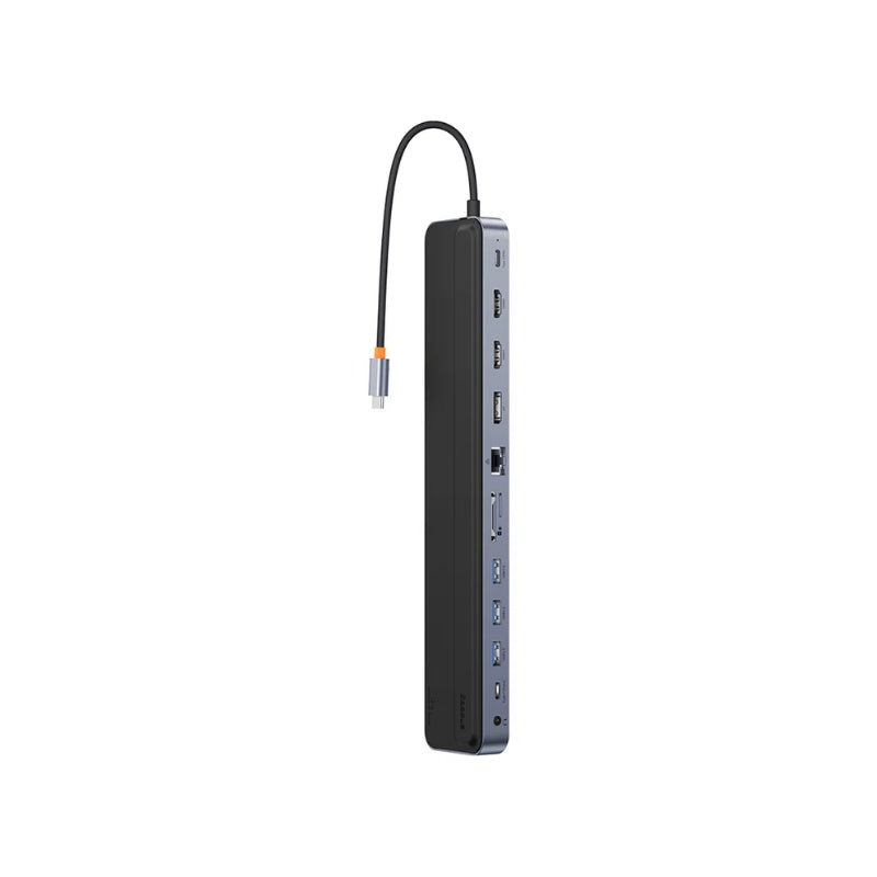 محطة الإرساء Baseus EliteJoy EH3 متعددة المنافذ 12‑في‑1 – رمادي فضائي أنيق