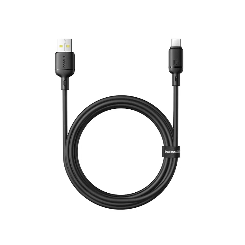 باسيوس كابل سيـلكي USB→C ‏100 واط