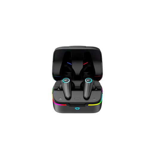 سماعات أذن استريو لاسلكية حقيقية من هافيت TW952 PRO RGB Game باللون الأسود