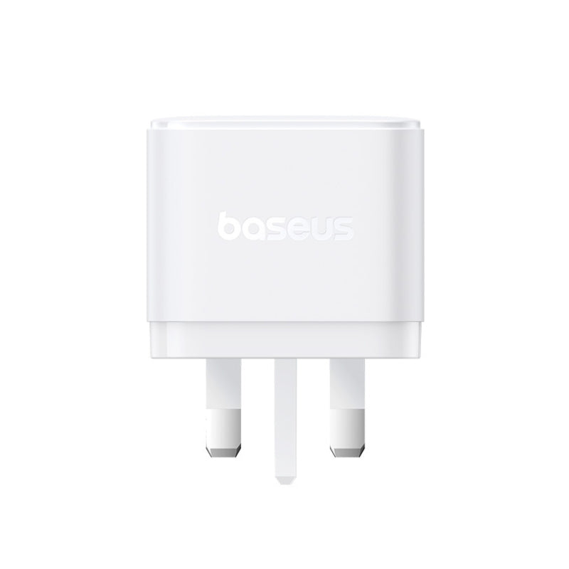 باسيوس شاحن بالم 2C+U ‏65 واط UK أبيض