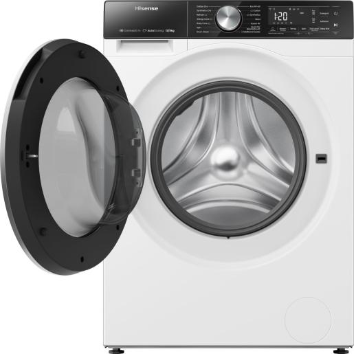 Hysense washing machine front loading with steam drying 12 km