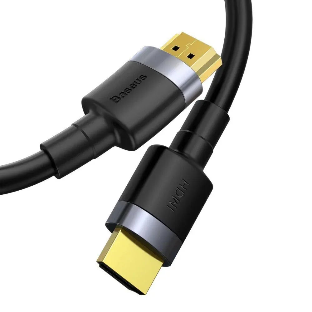 كابل HDMI باسيوس Cafule دقة 4K بطول 3 متر - تصميم قماشي متين (أسود)
