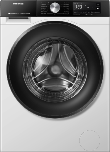 غسالة ومجفف هايسنس 10.5 كجم غسيل / 6 كجم تجفيف – طراز WD3S1043BT