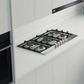 طباخ غاز مدمج ال جي 5 شعلات ستانلس ستيل 90 سم | LG CG5Z3626S Built-in Cooktop
