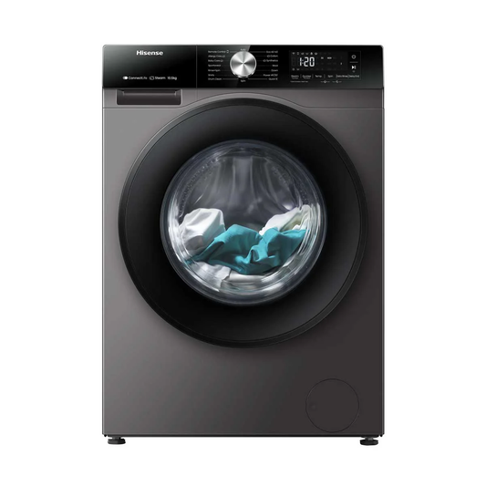 Hysense washing machine front loading with steam drying 12 km