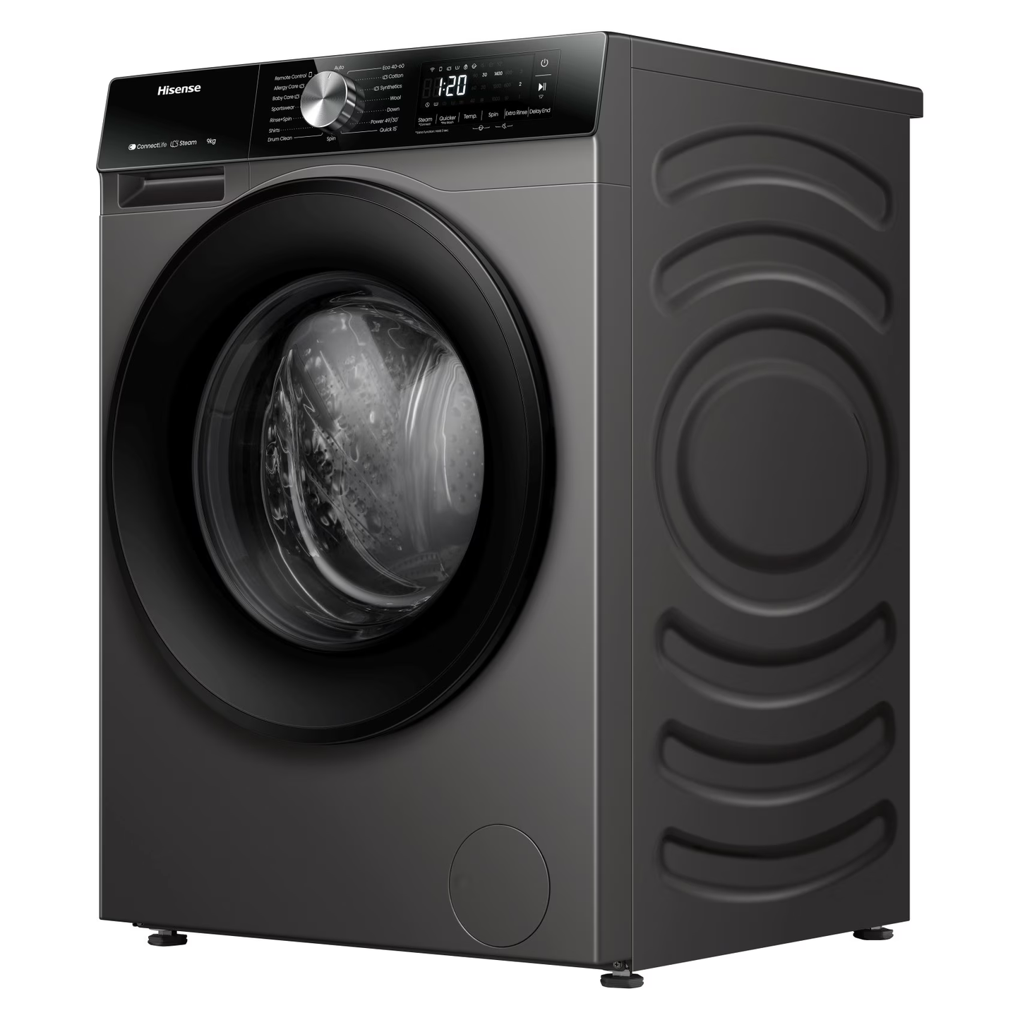 غسالة ومجفف هايسنس 10.5 كجم غسيل / 6 كجم تجفيف – طراز WD3S1043BT