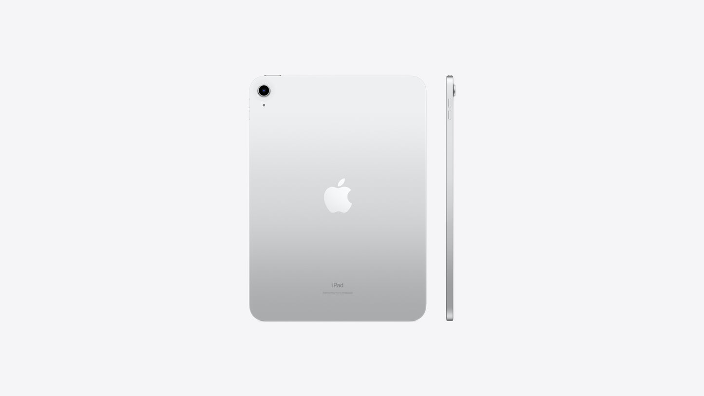 iPad 10th 64GB WiFi Silver - ايباد 10 ذاكرة 64 كيكابايت -وايفاي - لون سلفر