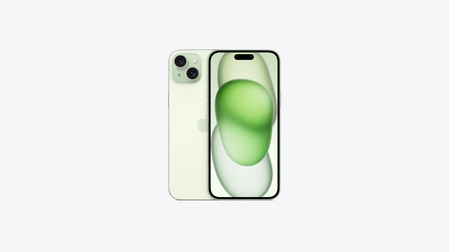 iPhone 15 Plus 128GB Green - ايفون 15 بلس لون اخضر ذاكرة 128 كيكابايت