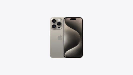 iPhone 15 Pro 128GB Natural Titanium - ايفون 15 برو ذاكرة 128 كيكابايت لون تيتانيوم