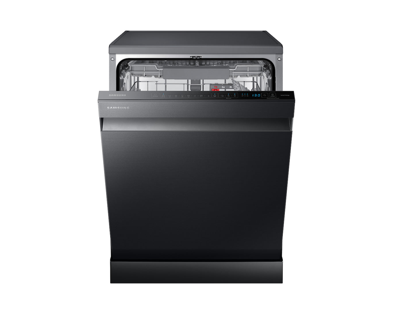 غسالة صحون سامسونج Bespoke بـ 7 برامج وتقنية التحميل المرن - موديل DW60A8050FB - لون أسود