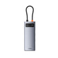 باسيوس قاعدة توصيل Metal Gleam ‏7 منافذ Space Grey