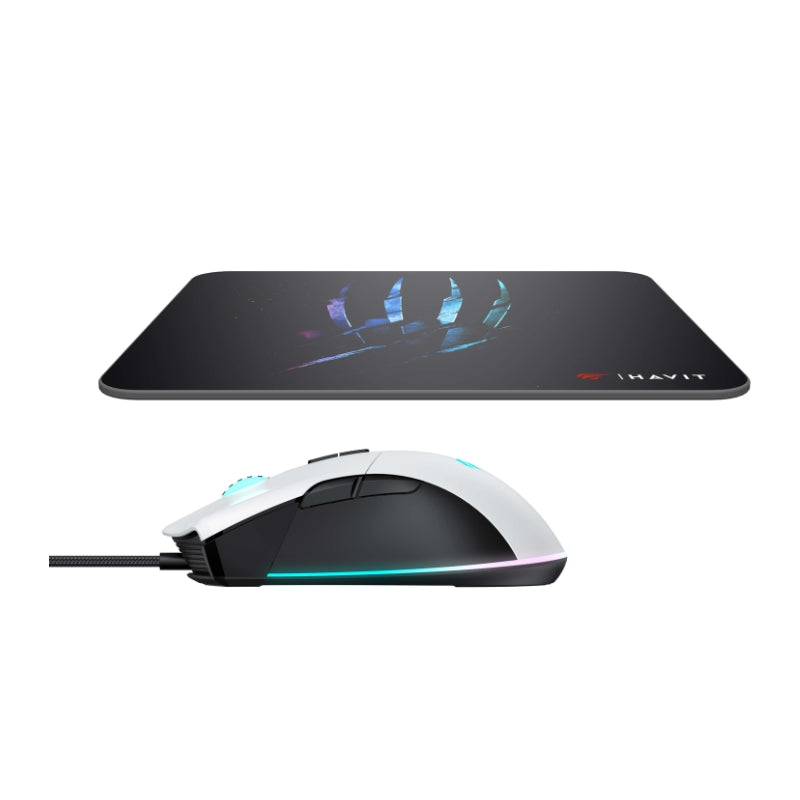 مجموعة ماوس الألعاب هافيت MS1037CM ولوحة الماوس