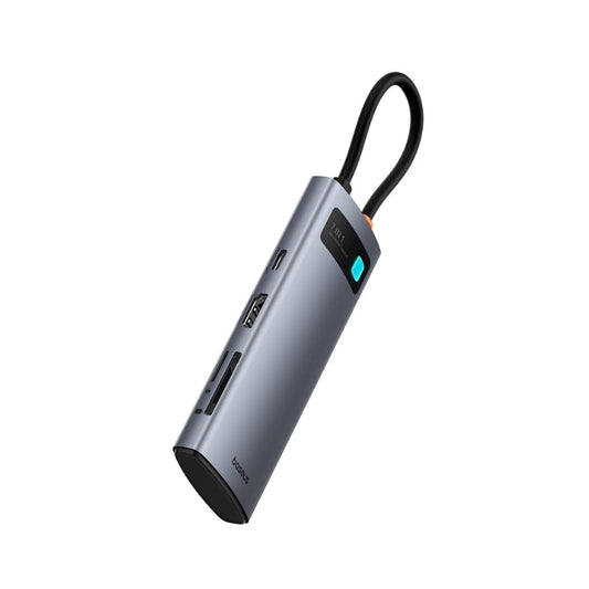 باسيوس قاعدة توصيل Metal Gleam ‏7 منافذ Space Grey