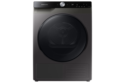 مجفف ملابس سامسونج 9 كيلو بتقنية Heat Pump والذكاء الاصطناعي - موديل DV90T7240BX - لون أسود كافيار