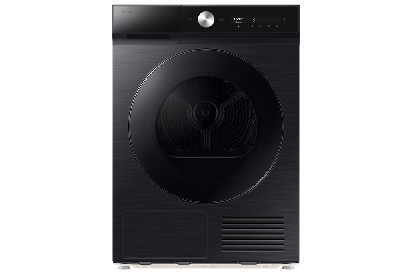 نشافة سامسونج Bespoke AI سعة 9 كيلو بتقنية Heat Pump - موديل DV90BB7440GBFH - لون أسود